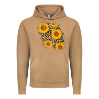 Vintage Camel leopard sunflower patch Vintage Hoodie - AdoDesignShop