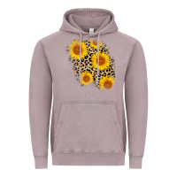 Vintage Zinc leopard sunflower patch Vintage Hoodie - AdoDesignShop
