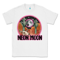 White neon moon Classic Tee - MaliasSmallBusiness