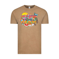 Vintage Coffee Life is better with my flip flops Vintage Tee - NancyCooperArtShop