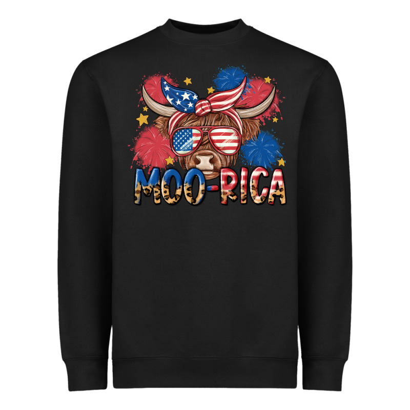 Moo Rica Heavyweight Sweatshirt by MaliasSmallBusiness | Teevron