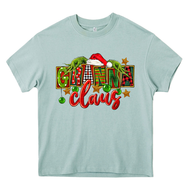 Christmas Granna Claus Heavy Core Tee by FaDigitalArtStudio | Teevron