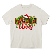 Cream Christmas granna claus Heavy Core Tee - FaDigitalArtStudio