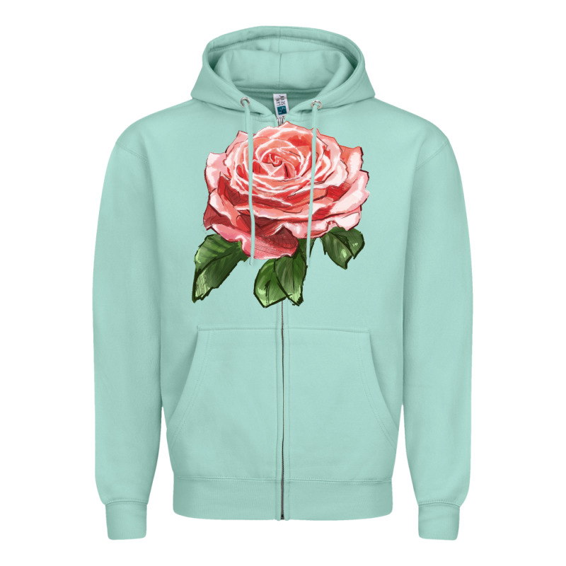 America Rose Zipper Hoodie by LillyAllenDesigns | Teevron