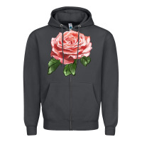Smoke America Rose Zipper Hoodie - LillyAllenDesigns