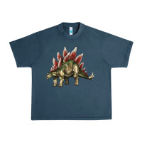 Midnight Navy Stegosaurus Urban Heavy Tee - LillyAllenDesigns