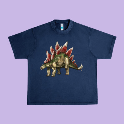 Stegosaurus Urban Heavy Tee Designed By Lillyallendesigns