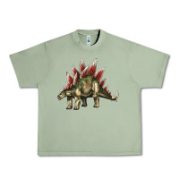 Oil Green Stegosaurus Urban Heavy Tee - LillyAllenDesigns