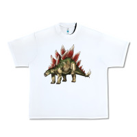 White Stegosaurus Urban Heavy Tee - LillyAllenDesigns