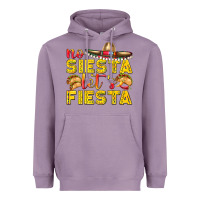Lavender No Siesta Let's Fiesta Heavyweight Hoodie - texasbilliewilder