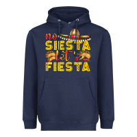 Navy No Siesta Let's Fiesta Heavyweight Hoodie - texasbilliewilder