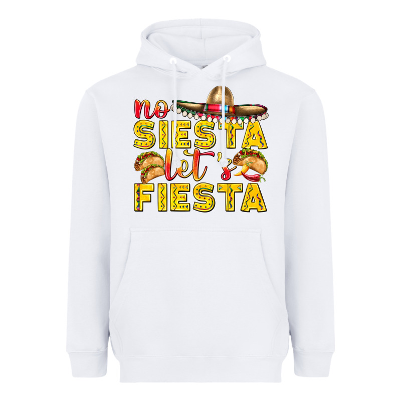 No Siesta Let's Fiesta Heavyweight Hoodie by texasbilliewilder | Teevron