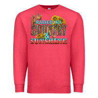Cardinal Raised on Country and Sunshine Premium Sweatshirt - texasbilliewilder