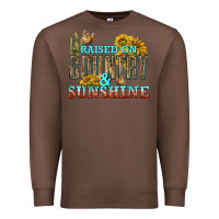 Chestnut Raised on Country and Sunshine Premium Sweatshirt - texasbilliewilder