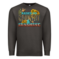 Smoke Raised on Country and Sunshine Premium Sweatshirt - texasbilliewilder