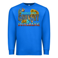 True Royal Raised on Country and Sunshine Premium Sweatshirt - texasbilliewilder