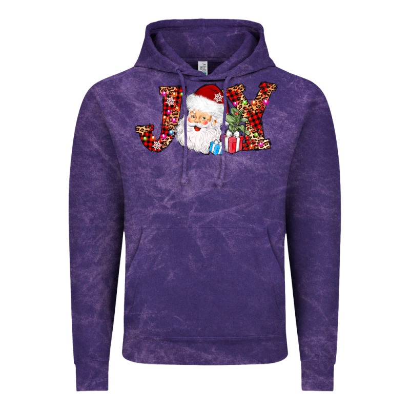 Joy Christmas Santa Vintage Hoodie by AdoDesignShop | Teevron