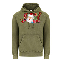 Vintage Olive joy christmas santa Vintage Hoodie - AdoDesignShop
