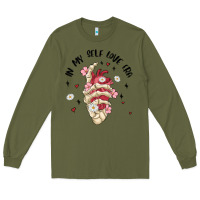 Army Green in my self love era Long Sleeve Tee - MaliasSmallBusiness