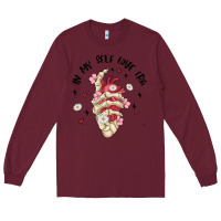 Burgundy in my self love era Long Sleeve Tee - MaliasSmallBusiness
