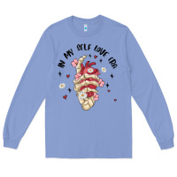 Colony Blue in my self love era Long Sleeve Tee - MaliasSmallBusiness