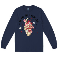 Navy in my self love era Long Sleeve Tee - MaliasSmallBusiness