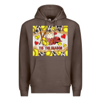 Coffee tis' the season softball with cowhide tumbler tbs Premium Hoodie - TumblerDesignByShophia