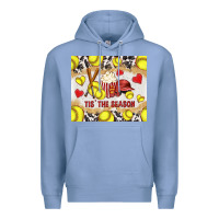 Colony Blue tis' the season softball with cowhide tumbler tbs Premium Hoodie - TumblerDesignByShophia