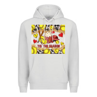 Dove Grey tis' the season softball with cowhide tumbler tbs Premium Hoodie - TumblerDesignByShophia
