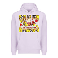 Lilac tis' the season softball with cowhide tumbler tbs Premium Hoodie - TumblerDesignByShophia