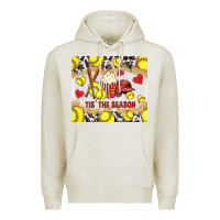 Oatmeal Heather tis' the season softball with cowhide tumbler tbs Premium Hoodie - TumblerDesignByShophia