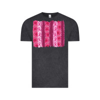 Vintage Black breast cancer brushstroke Vintage Tee - AdoDesignShop