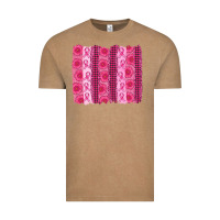Vintage Coffee breast cancer brushstroke Vintage Tee - AdoDesignShop