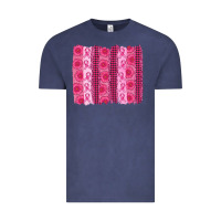 Vintage Denim breast cancer brushstroke Vintage Tee - AdoDesignShop