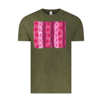 Vintage Olive breast cancer brushstroke Vintage Tee - AdoDesignShop