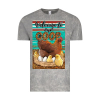 Cloud Rock Western Welcome To Our Coop Vintage Tee - LillyAllenDesigns