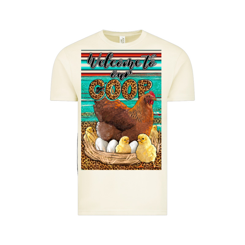 Western Welcome To Our Coop Vintage Tee by LillyAllenDesigns | Teevron