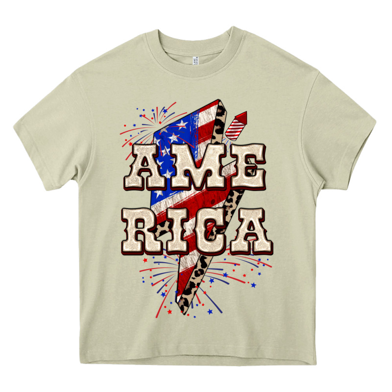America 4th Of July Heavy Core Tee by CowGirlArtShop | Teevron
