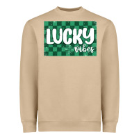 Mushroom lucky vibes Heavyweight Sweatshirt - MaliasSmallBusiness