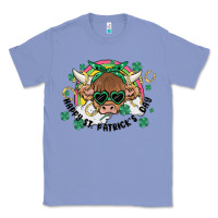 Colony Blue st. patrick's day highland cow Classic Tee - MaliasSmallBusiness