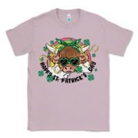 Lilac st. patrick's day highland cow Classic Tee - MaliasSmallBusiness