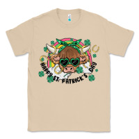 Mushroom st. patrick's day highland cow Classic Tee - MaliasSmallBusiness
