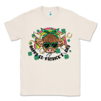 Natural st. patrick's day highland cow Classic Tee - MaliasSmallBusiness