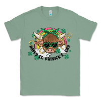 Sage st. patrick's day highland cow Classic Tee - MaliasSmallBusiness