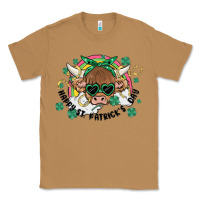 Toasted Coconut st. patrick's day highland cow Classic Tee - MaliasSmallBusiness