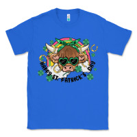 True Royal st. patrick's day highland cow Classic Tee - MaliasSmallBusiness