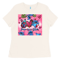 Bone peace love stitch Ladies Tee - Zillion Design Studio