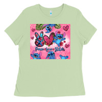 Matcha peace love stitch Ladies Tee - Zillion Design Studio