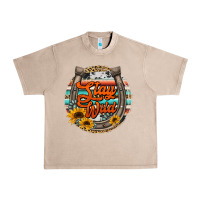 French Oak stay wild horseshoe Urban Heavy Tee - Jasminsmagicworld