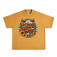 Peanut Butter stay wild horseshoe Urban Heavy Tee - Jasminsmagicworld